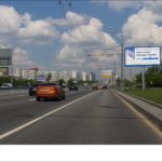Варшавское ш. 129А,  р/п, 50 м до Х с 1-м Дорожным пр-дом (м-н «Спортмастер»), билборд 6х3, Статика, сторона A