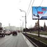 Вернадского  проспект, дом 88, до пересечения с улицей Тропаревская, билборд 6х3, Статика, сторона A