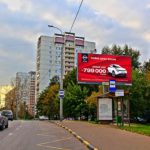 Верхние Поля ул.,   д.15,  к.1, билборд 6х3, Статика, сторона A