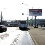 Вешняковская  улица, дом 28, до пересечения с улицей Красный Казанец    станция метро «Выхино», рынок Выхино, аптека  «Горздрав», фирменный магазин «Рублевский», билборд 6х3, Статика, сторона A