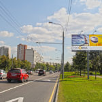 Вешняковская ул., д. 23 поз. 4 (напротив), билборд 6х3, Статика, сторона A