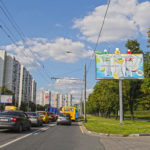Вешняковская ул., д. 23, (115 м. до Х с ул. Реутовская), билборд 6х3, Статика, сторона A