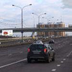 Волгоградский  просп. 201А с.1 (Волгоградский мост), билборд 6х3, Статика, сторона B