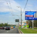 Волоколамское ш.  60к1, билборд 6х3, Статика, сторона A