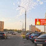 Гризодубовой ул., д. 4 к. 2, (конец дома), билборд 6х3, Статика, сторона A