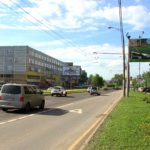 Дмитровское  шоссе, дом 149    ТЦ «Строй МАКС», магазин «Салон дверей», магазин  «Крепмаркет», автозапчасти, униветсам «Магнит»,  Национальный инвестиционно-промышленный банк, билборд 6х3, Статика, сторона A