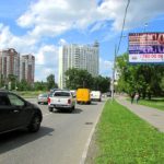 Енисейская  улица, до пересечения с улицей Верхоянской    магазин «Перекресток», парк, жилой массив, дом творчества, билборд 6х3, Статика, сторона A