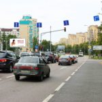 Зеленоград  г. к.401 (Центральный проспект, корп 401 разделительный газон), билборд 6х3, Статика, сторона A