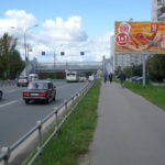 Зеленоград  г. к.930 (Солнечная аллея), билборд 6х3, Статика, сторона A