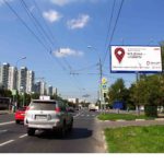 Зеленый пр-т  31/33, Х с ул. 3-я Владимирская (светофор), билборд 6х3, Статика, сторона A