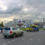 Знаменские  Садки ул. в.1В с.1 (на газоне, в круге), билборд 6х3, Статика, сторона A