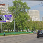 Измайловский Вал ул., д. 30,(нечетная сторона, 188 м. до Х с ул.  Семеновская), билборд 6х3, Статика, сторона B