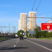 Ярославское  шоссе 116 к.4 (-), билборд 6х3, Статика, сторона A